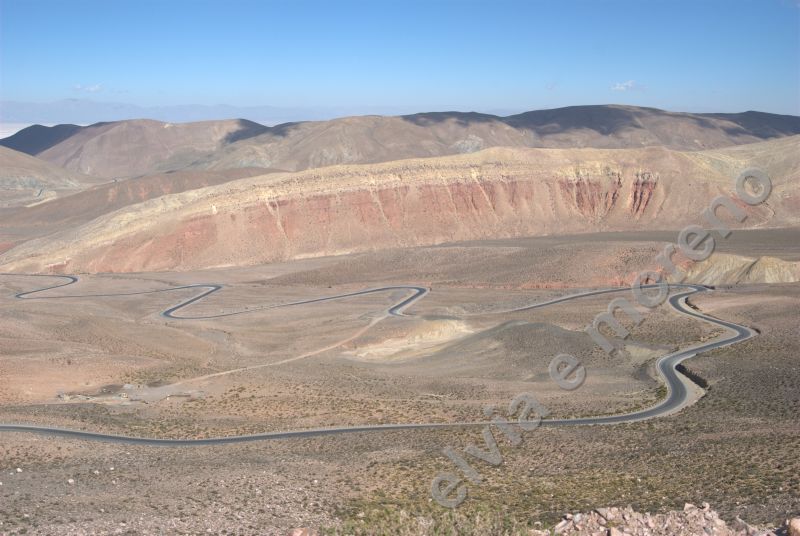 the winding roads of the Andes